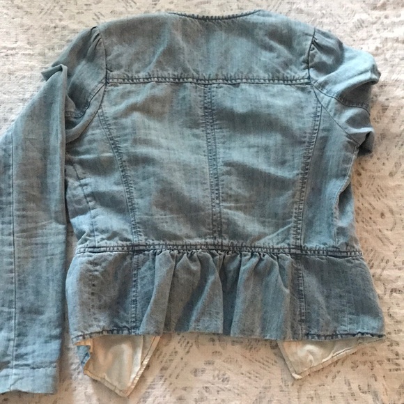 Juicy Couture Denim Peplum Jacket - Picture 3 of 3